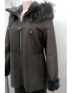 Chaqueta doble faz con capucha desmontable 2