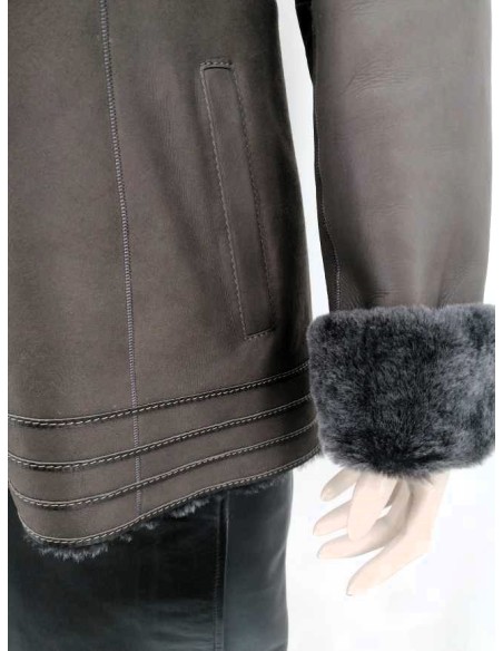 Chaqueta doble faz capucha desmontable
