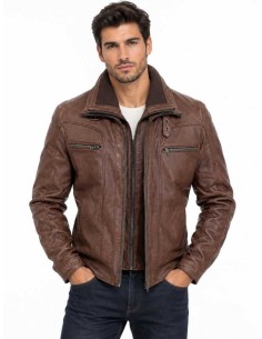 Chaqueta de piel