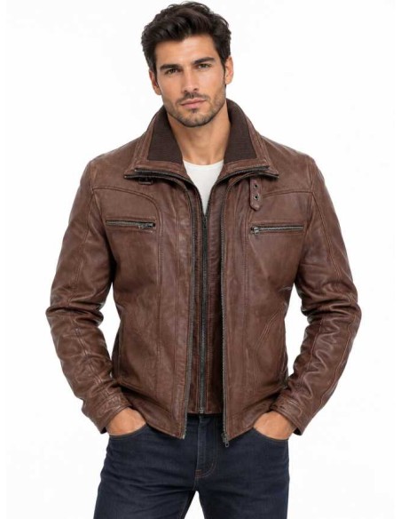 Chaqueta de piel