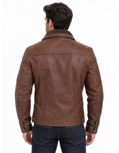 Chaqueta de piel hombre