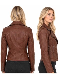 Cazadora de piel BIKER 2