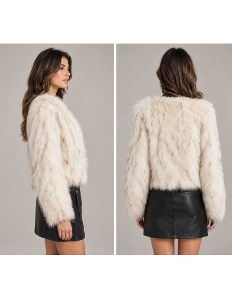 Chaqueta de pelo natural